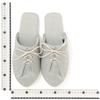 Francfranc Satin Room Antibacterial and Indoor Slippers Lace-Up Shoes, Mint, Deodorizing,