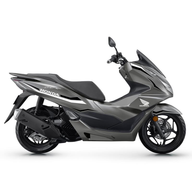 Applicable to Honda's new PCX160 modified whole car decorative version flower latte waterproof sticker to protect personalized decal