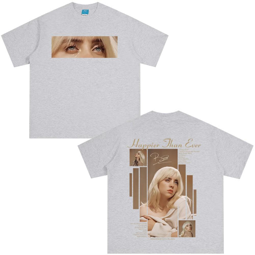 

Happy Tshirt Suitable for Both Men Women in 2025Fashion Pop Music Short Sleeved Tshirt Oversized Hiphop Unisex Couple Tshirt 4XL