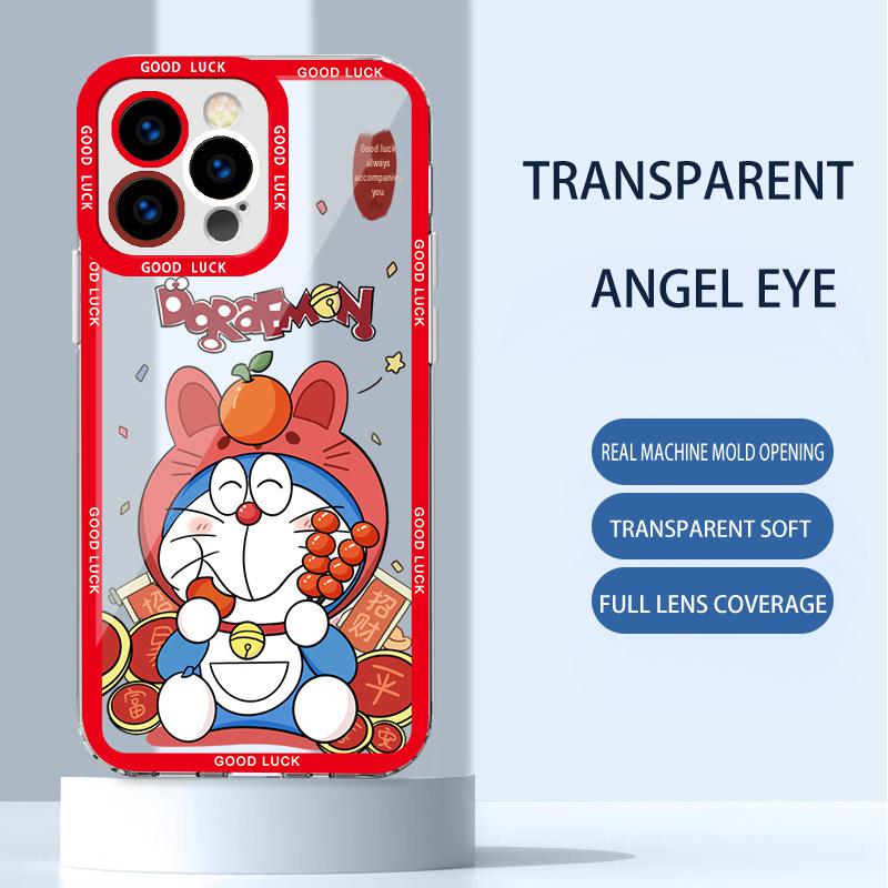 

Прозрачный чехол Doraemon Apple 15PLUS Lens Red Lion Dance для iPhone 8/7. 11