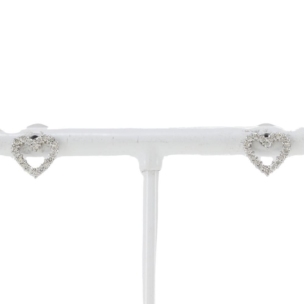 

heart Piercing 0.12ct K18 white gold/diamond heart 1g Women Used