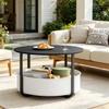 Snack Table, Round Sofa Table, Coffee Table, Side Table (only with side table)