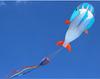 Großer weicher Drachen, leicht im Wind zu fliegen, für Erwachsene und Kinder, 3D, hohe Qualität, neuer Delfin-Weichdrachen