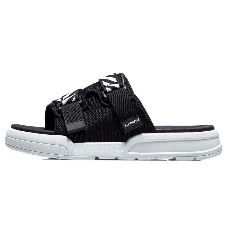 

Li-Ning Дышащие сандалии-слайды мужские черные белые AGAR013-3 39⅔