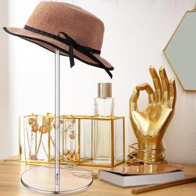 Acrylic Hat Display & Storage Stand for Caps, Hats & Wigs