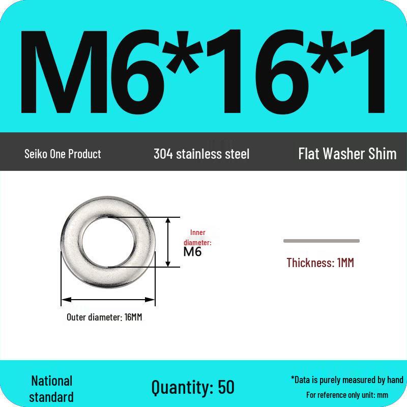 Ultra-thin 304 Stainless Steel Flat Washer Gasket