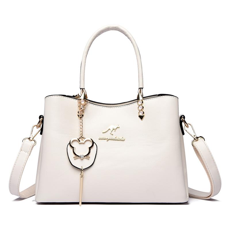 New Fashion One-shoulder Hand-held Crossbody Bag Tote Bag Retro Women's Bag Large Capacity