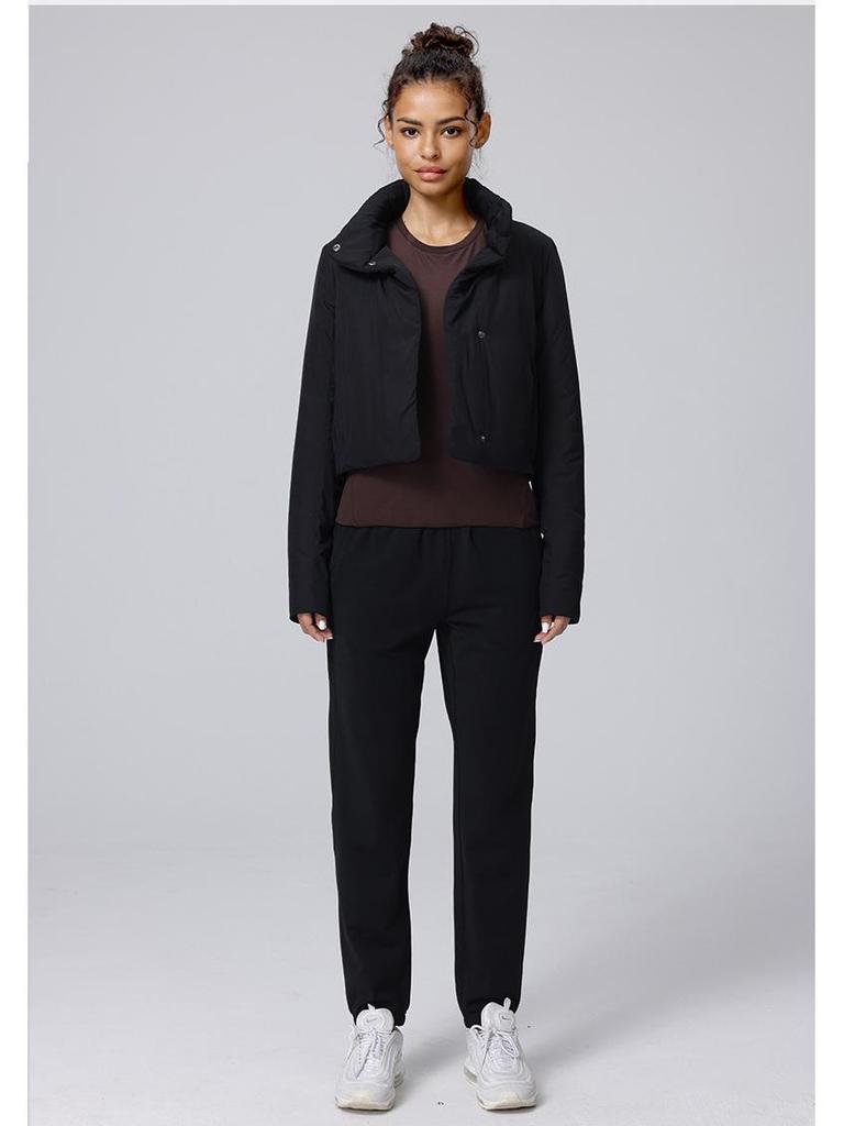 Women's Slim Fit Warm Yoga Jacket for Autumn and Winter City Runs