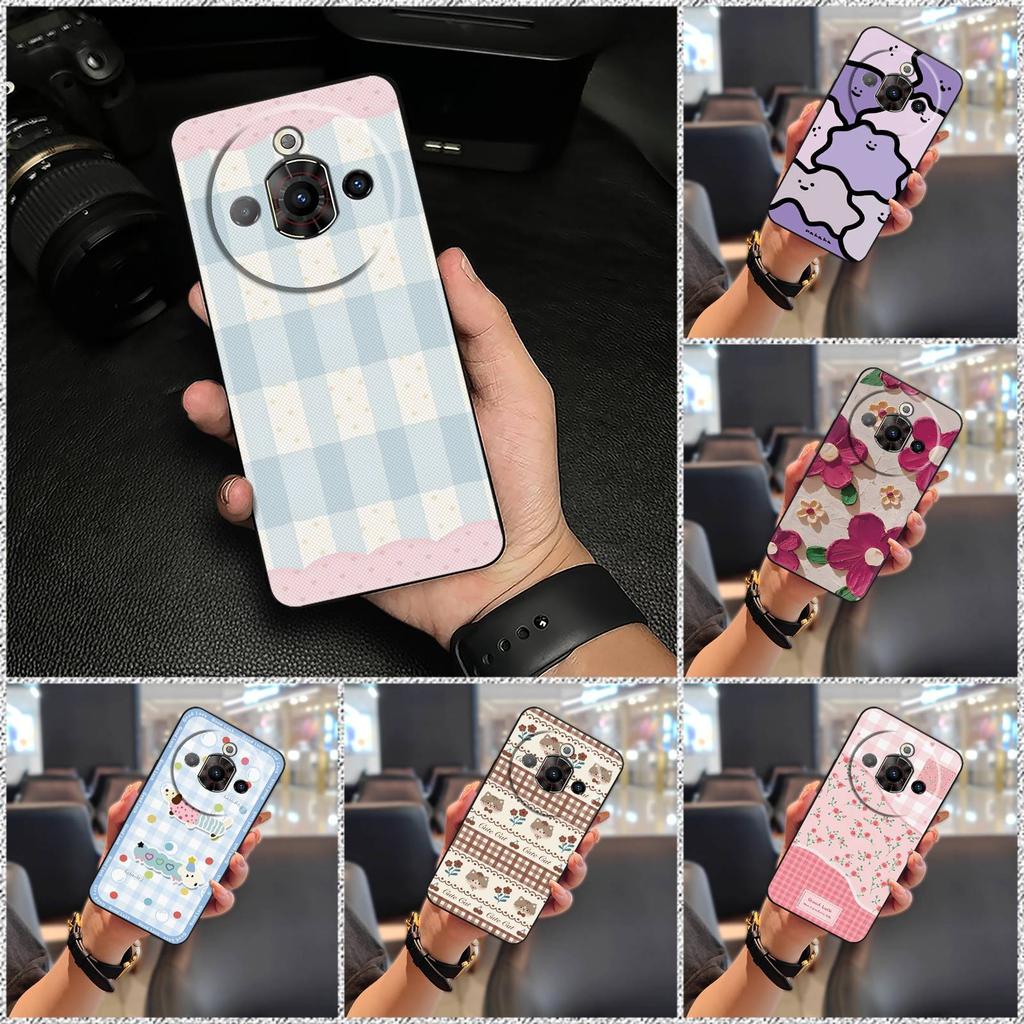 Anti-dust Cute Phone Case For ZTE Nubia Focus Pro 5G Soft Case Cartoon Back Cover Silicone Animals Waterproof Protective