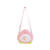 Peach Toby Plush Toy Stuffed Doll Pillow Out Storage Messenger Bag Girls Gift