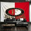Feyenoord Individueller Name Wandteppich Ästhetischer Wandbehang Bedruckte Stoffdecke Dekorative Wandteppiche Für Schlafzimmer Wohnzimmer Heimdekoration