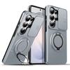 Armor Magnetic Bracket Case for Samsung Galaxy A55 A56 A57 A37 A36 A35 A27 A26 A17 A16 A07 A06 Slide Camera Protector Back Cover