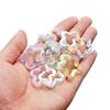 10Pcs/Lot 30*30.5mm Acrylic Transparent Five Pointed Star Pendant for DIY Jewelry Making Bracelet Necklace Charms Accessories