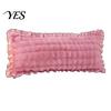 Luxury Decorative Sofa Cushion Covers Fluffy Body Pillow Cover, Faux Rabbit Fur Bed Cover with Zipper, Ruffle Hidden Zipper Trim, Plush Bubble