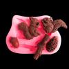 Kuchenform Lebensmittelqualität Antihaft Hochtemperaturbeständig Dreidimensional Wiederverwendbar Dekorativ DIY 3D Eichhörnchen Tannenzapfen Baumstumpf