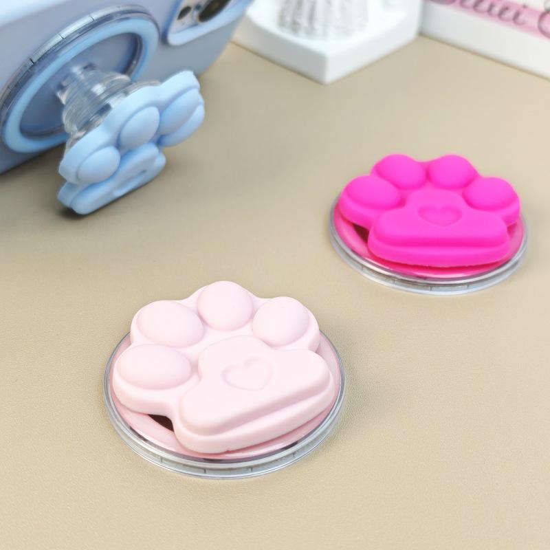 Cute Cartoon Cat Paw Airbag Silicone Magnetic Phone Holder