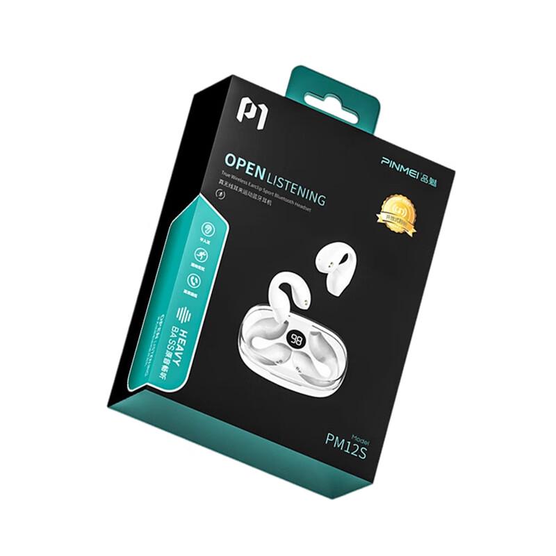 PINMEI True Wireless Ear Clip Sport Bluetooth Earbuds