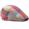 HT4658 Berets for Men Women Vintage Artist Painter Plaid Beret Hat Male Female Ivy Flat Cap Spring Summer Adjustable Beret Caps