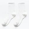 Popular Women 3 Length Crew Ankle Short Cheap Socks White Black Grey Solid Color Daily Work Socks