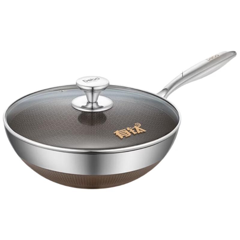 DePoli Lazio Titanium Honeycomb Wok