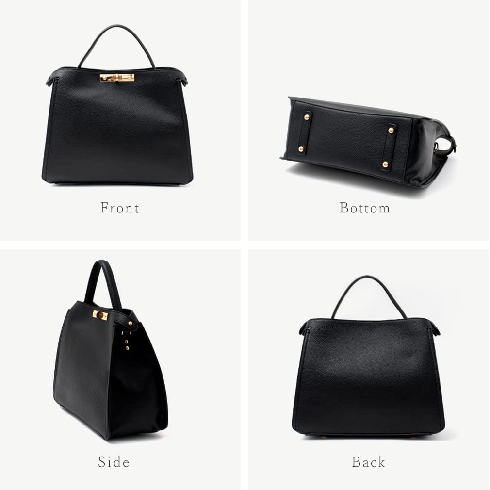 VITAFELICE One-Handle 2-Way Shoulder Bag (M) Women's inb-90028p (Black)