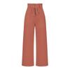 Pantaloni da abito da donna estivi da ufficio Pantaloni casual versatili a gamba larga con pantaloni a cintura