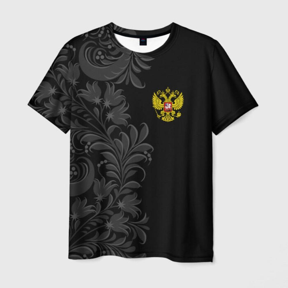 New Russian Coat Of Arms Men's 3D Print T-Shirts Fashion USSR Soviet Union Pattern Short Sleeve T shirt Street CCCP Top Clothing