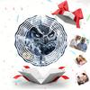 2D Metal Mandala Wind Spinner Sailor Owl Design Outdoor Garden Patio Decor Hanging Wind Chime No Power Needed Easy To Install