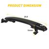 For Toyota Sienna 04-10 Car Rear Outside Door Handle Black Auto Accessories XH