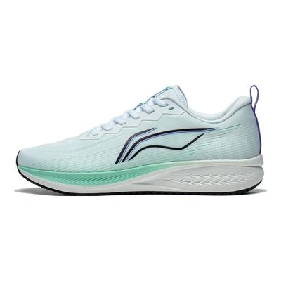 Li Ning Red Rabbit 6 Rutschfeste Abriebfeste Low-Top Laufschuhe Herren Sneaker Weiß Fluoreszierend-Grün ARMT015-15