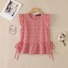 ZANZEA Women Plaid Print Casual Round Neck Sleeveless Tank Tops