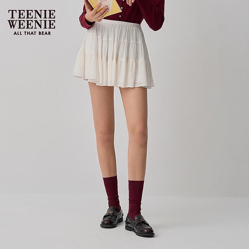 Teenie Weenie Women's A-Line Puff Mini Skirt