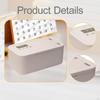 Lockable Storage Box Locking with Timer Spacious Container for Cosmetics Personal