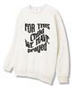 TI.GLAKE Wehavebring Oatmeal Sweatshirt [Fleece Lining]