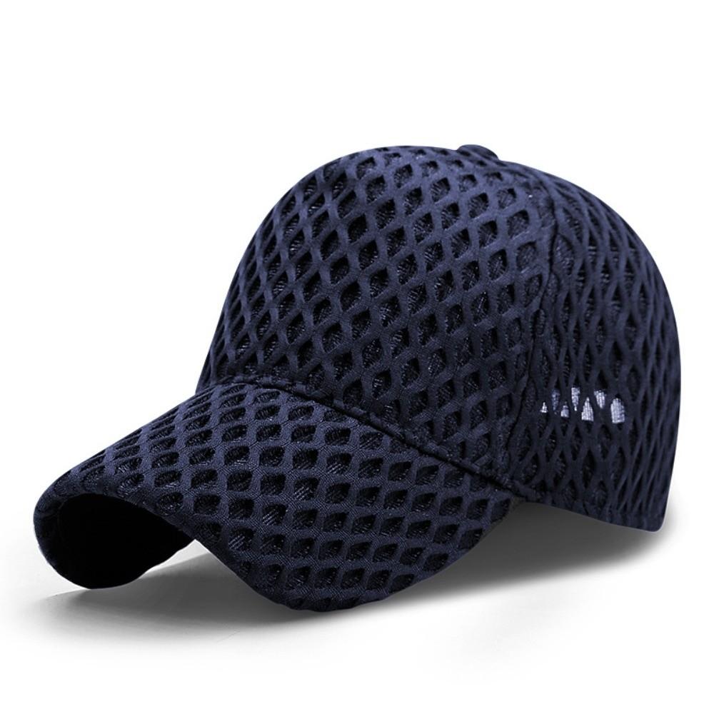 Breathable Snapback Hat Mesh Sun Hat Fashion Baseball Cap  Men