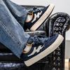 Herren Sportschuhe Herrenschuhe Weichsohlige Rutschfeste Lässige Board-Schuhe Student Schnürschuhe Outdoor Reiseschuhe