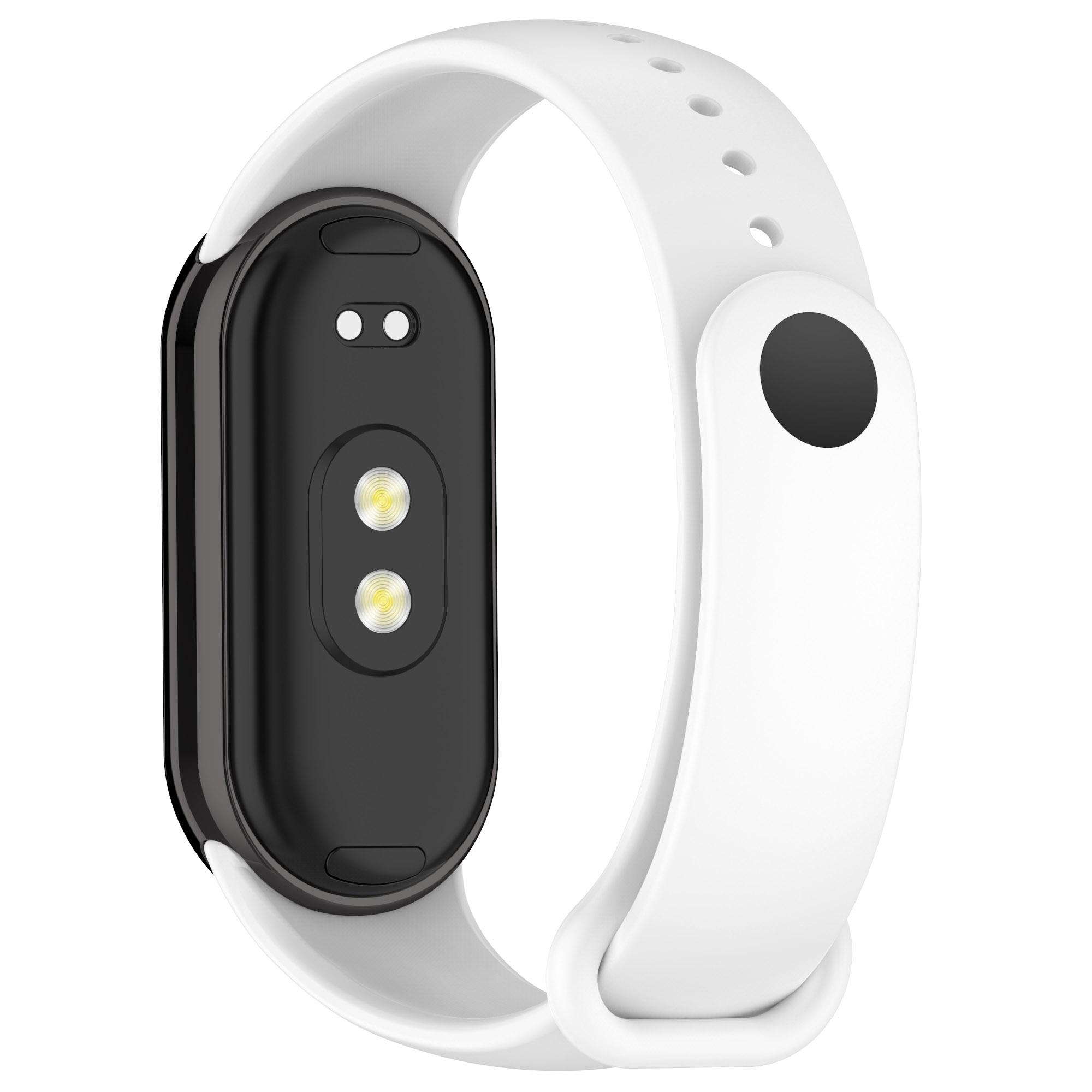 

Sports Soft Silicone Strap for Xiaomi Band 10 9 8 Replacement Bracelet Mi Band 10 Wristband Accessories Xiaomi MiBand 9 8 Correa For Mi Band 8-9 белый
