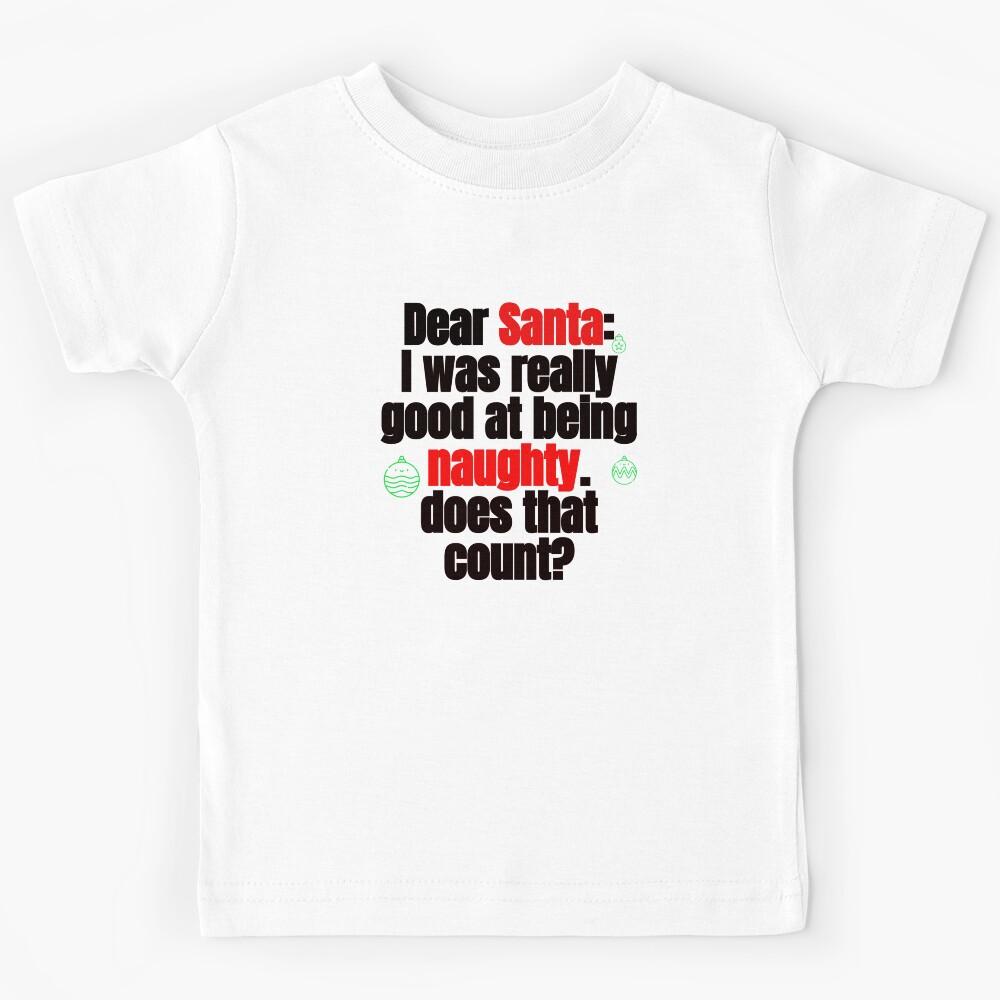 Dear Santa Letter Kids T-Shirt 150