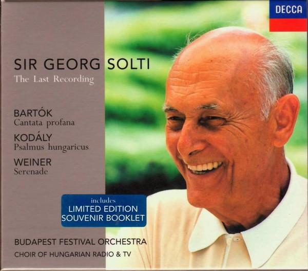 CD BÉLA BARTÓK , ZOLTÁN KODÁLY , LEÓ W - The Last Recording 4589292 Decca 1998 Japan Classical Used