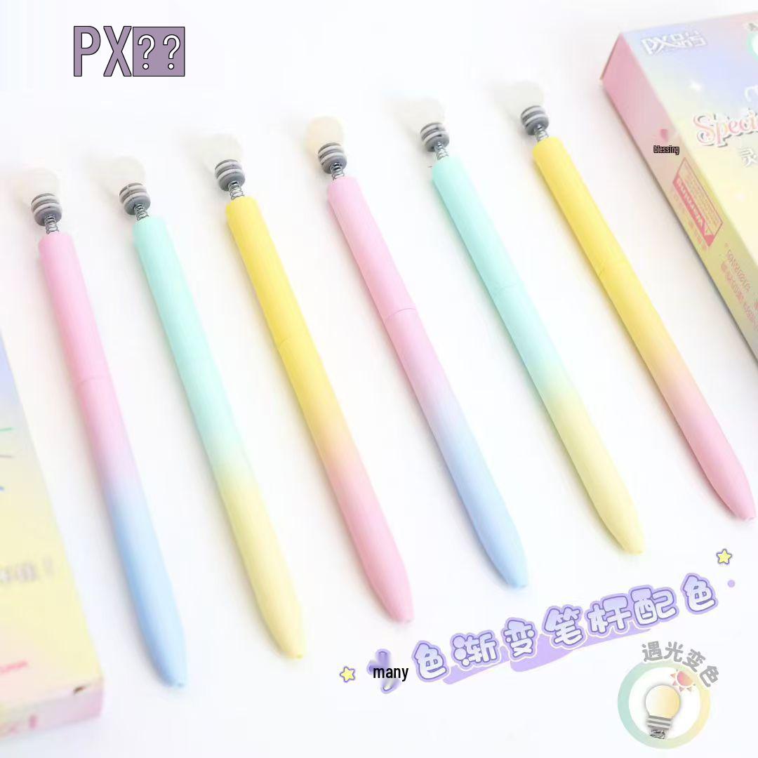 

Creative Color-Changing Gel Pen: Student-Tip Twist Pen with High-Quality Black Ink 0.5mm Tip