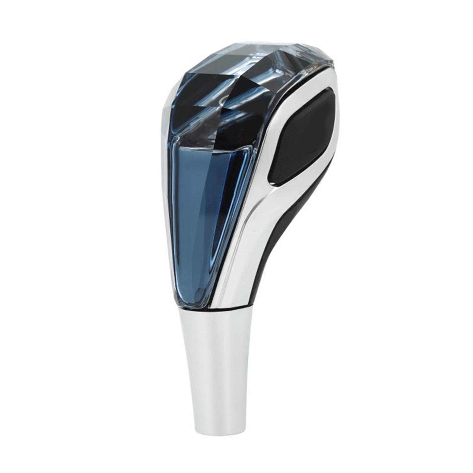 Touch Activated Crystal Handles with 7 Colors Gear Shift Knob Crystal Automatic Shift Knob Compatible with Most Cars