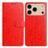 10-Color Daisy Embossed Flip Card Case for iPhone 7-17 Series