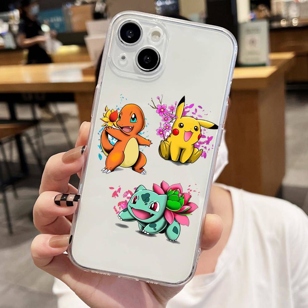 E-50 Pokemon Dragon Θήκη για iPhone 7 8 11 12 13 14 15 16 Pro Max Plus Mini Xiaomi Redmi A3 9A 9C 10A 10C 13C Note 9 11 Realme Narzo C30 C55