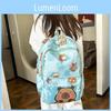 Printed Capybara Backpack Outdoor Large Capacity Travel Bag Schoolbag Student