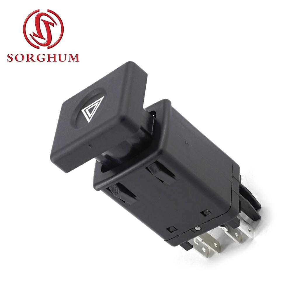 SORGHUM For RENAULT R9 Hazard Emergency Light Flasher Switch For Renault 9 Warning Hazard Light Switch 7700765726 7700 765 726