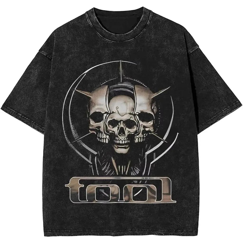 2026 Unisex Oblečení Tričko Pánské Grafická Trička Unisex Rockový Nástroj Kapela Lateralus Heavy Metal Hudba Vintage Prané Kulatý Výstřih Y2k