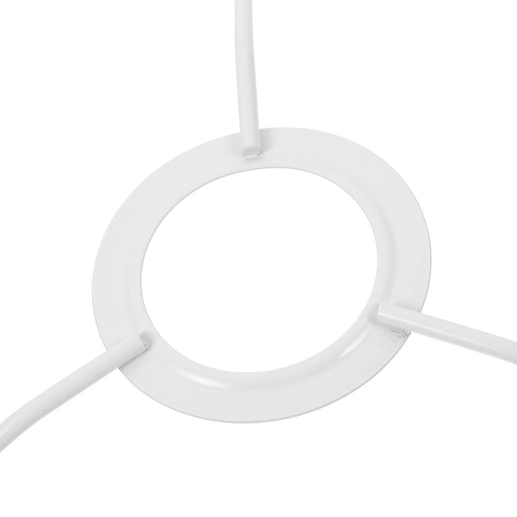 Lamp Shade Floor Holder Lampshade Frames Ring Fitter Lantern Diy Metal Support White