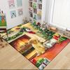Christmas Puppies Presents Carpet Rug Soft Washable Anti Slip Home Living Room Sofa Mats Personalized Christmas Rug