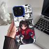 Anime Rin Tohsaka Phone Case For IPhone 17 16 15 14 13 12 11 Plus Pro Max Multicolor Aurora Laser Shockproof Funda Cover