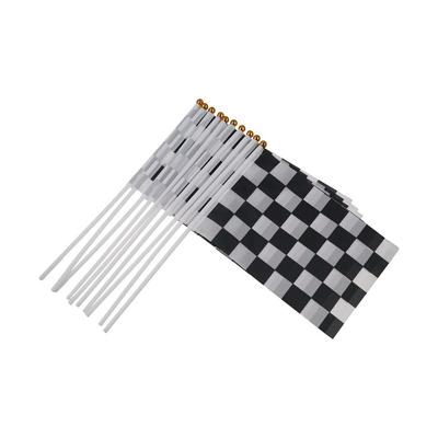 Flag Car Racing Racing Party Racing Polyester Flags Waving Flags Check Flag Racer Checkered Flags